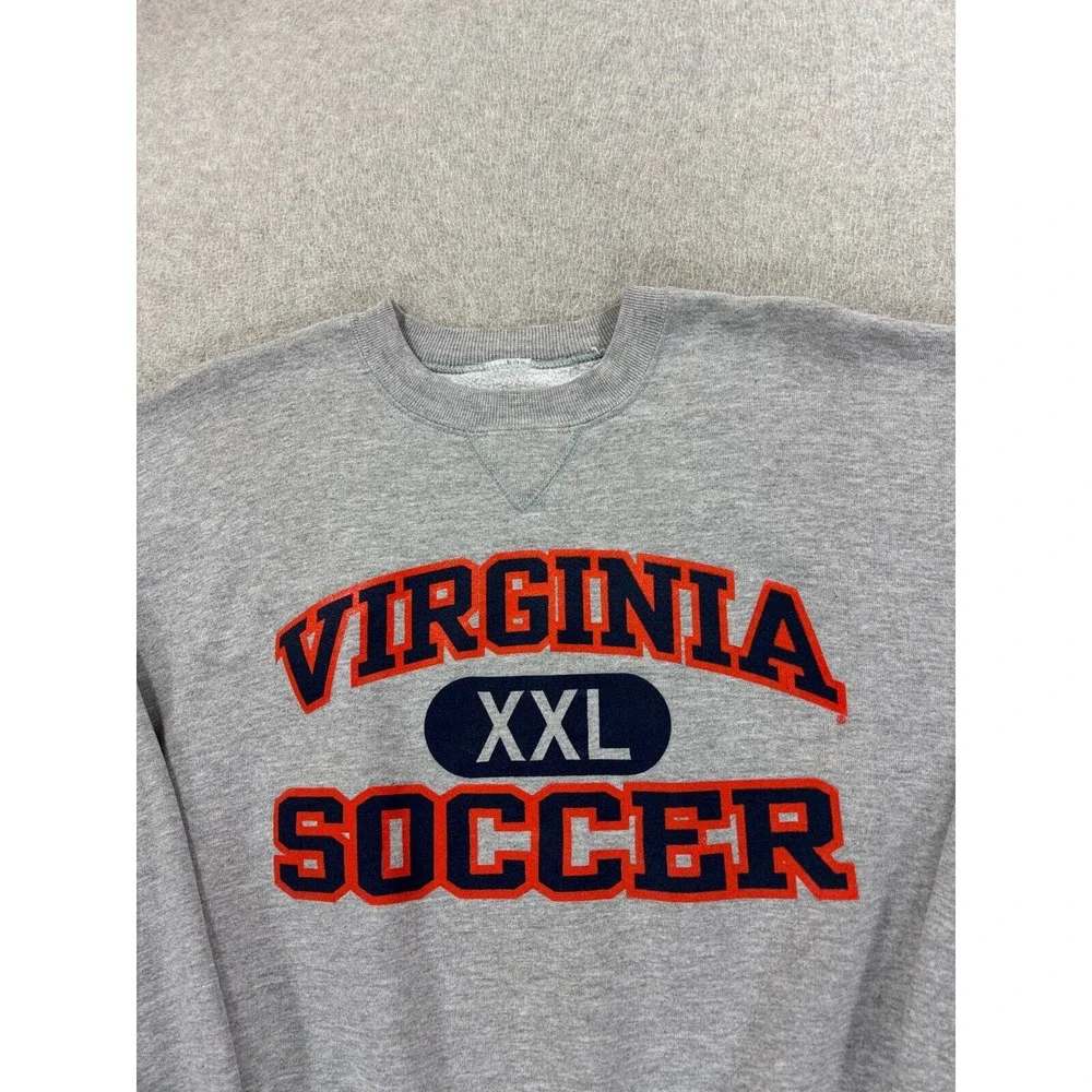 Virginia Cavaliers‎ Authentic Team Issue SOCCER Crew Sweatshirt (Men's XL) Gray